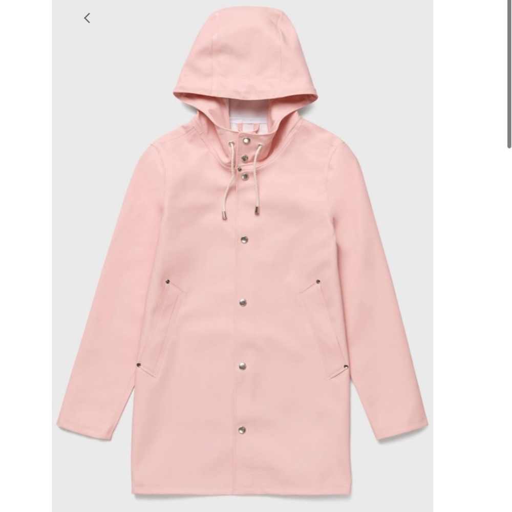 Stutterheim Stockholm Dusky Pink Raincoat NWT